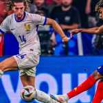 Lamine Yamal membuka skor pertama Spanyol atas Prancis