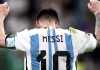 Lionel Messi pemain Argentina