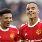 Mason Greenwood dan Jadon Sancho pemain Manchester United