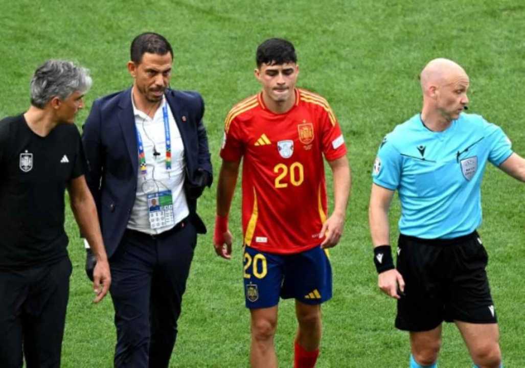 Pedri Saat Ditarik Keluar dari Laga Jerman vs Spanyol Akibat Cedera