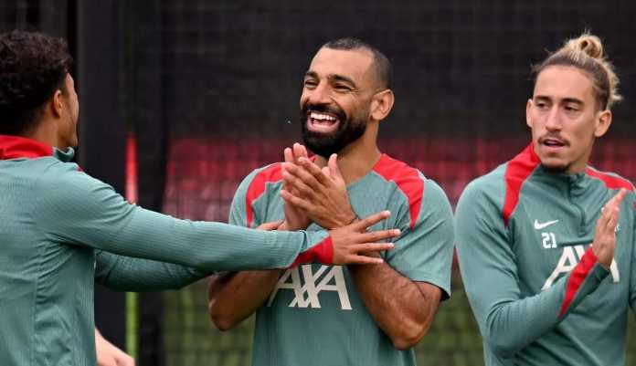 Pemain Liverpool dalam sesi latihan pra musim