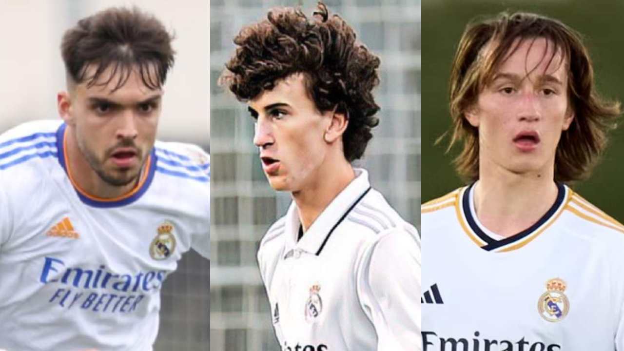 Tiga pemain akademi Real Madrid