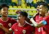 Timnas Indonesia U19 saat menang di matchday kedua