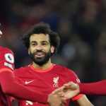 Trio bintang Liverpool Trent Alexander-Arnold, Mohamed Salah dan Virgil Van Dijk