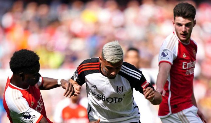 Andreas Pereira di laga Fulham vs Arsenal