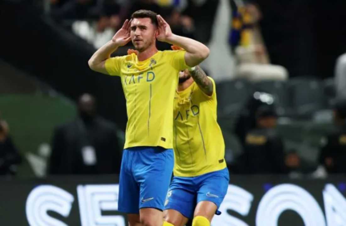 Aymeric Laporte dalam sebuah laga bersama Al-Nassr