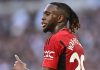 Bek Manchester United Aaron Wan-Bissaka resmi pindah ke West Ham United