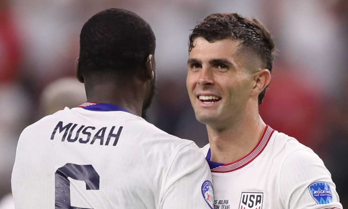 Christian Pulisic bersama Yunus Musah di timnas Amerika Serikat