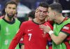 Cristiano Ronaldo saat menangis gagal penalti di Piala Eropa 2024