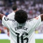 Endrick rayakan gol pertamanya untuk Real Madrid