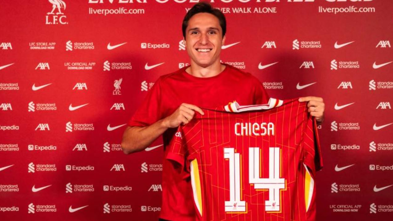 Federico Chiesa resmi jadi pemain Liverpool