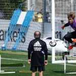 Fran Gonzalez dalam latihan pramusim bersama tim utama Real Madrid