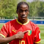 Ilaix Moriba saat membela Timnas Guinea