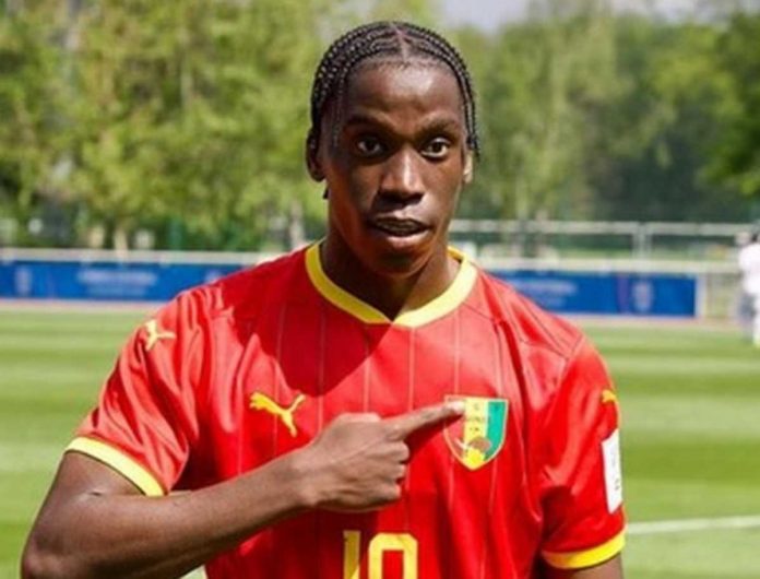 Ilaix Moriba saat membela Timnas Guinea