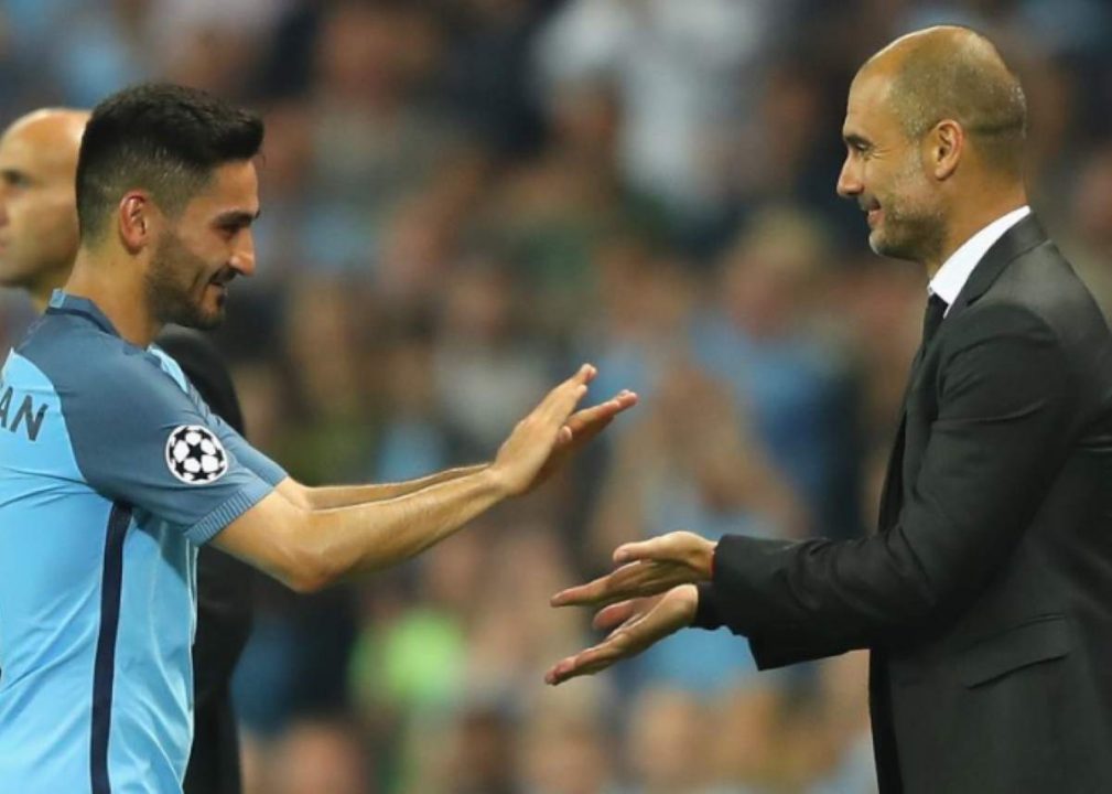 Ilkay Gundogan dan Pep Guardiola saat pemain itu masih membela Manchester City