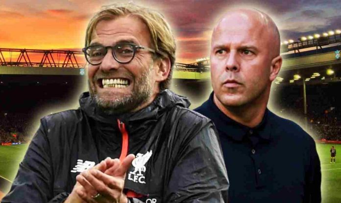 Jurgen Klopp dan Arne Slot beda gaya