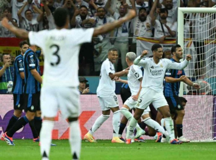 Laga Real Madrid vs Atalanta di Piala Super Eropa