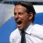 Simone Inzaghi saat memimpin laga pramusim Inter Milan