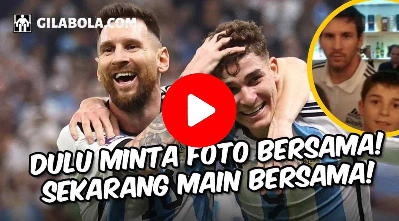 Video Julian Alvarez anak supir truk jadi pahlawan Argentina di Piala Dunia