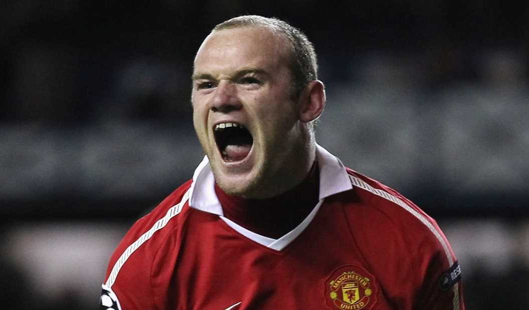 Wayne Rooney saat masih bermain di Manchester United