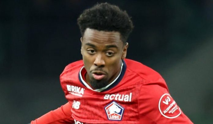 Angel Gomes di laga untuk Lille