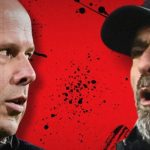 Arne Slot dan Jurgen Klopp pelatih Liverpool