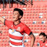 Arsa Ahmad Saat Mencetak Gol untuk Madura United di Laga vs PSBS Biak