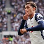 Brennan Johnson cetal gol kilat di laga Manchester United vs Tottenham Hotspur