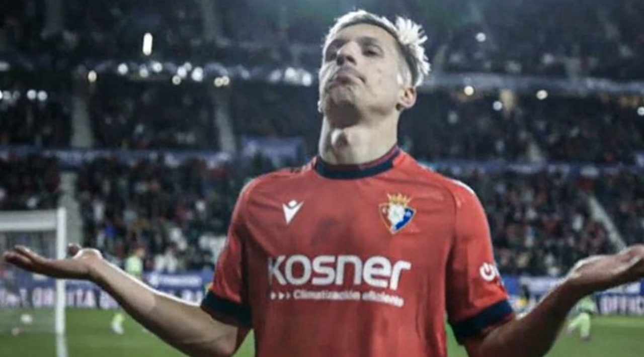 Bryan Zaragoza bintang laga Osasuna vs Barcelona di Liga Spanyol