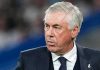 Carlo Ancelotti saat mengawasi pertandingan Real Madrid