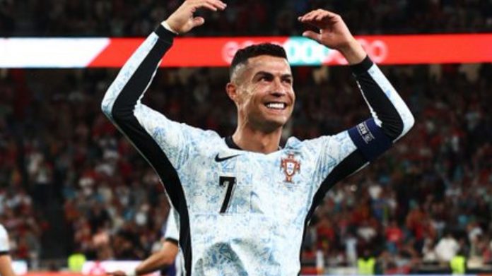 Cristiano ROnaldo mencetak gol ke-900 dalam karirnya di laga Portugal vs Kroasia di UEFA Nations League