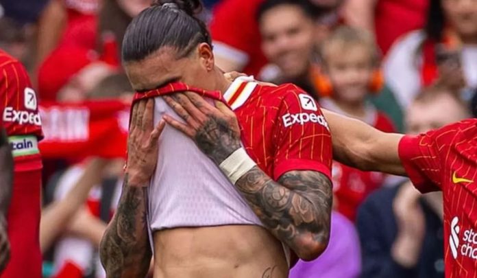 Darwin Nunez kembali menjadi mesin gol Liverpool