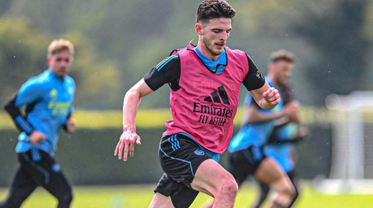 Declan Rice pemain Arsenal