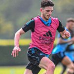 Declan Rice pemain Arsenal