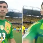 Emiliano Martinez menampar seorang kameramen TV usai Argentina kalah dari Kolombia