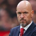 Erik ten Hag dalam pertandingan Manchester United