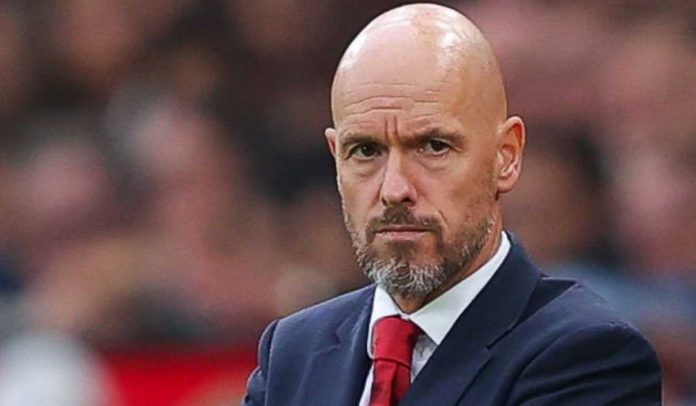 Erik ten Hag dalam pertandingan Manchester United