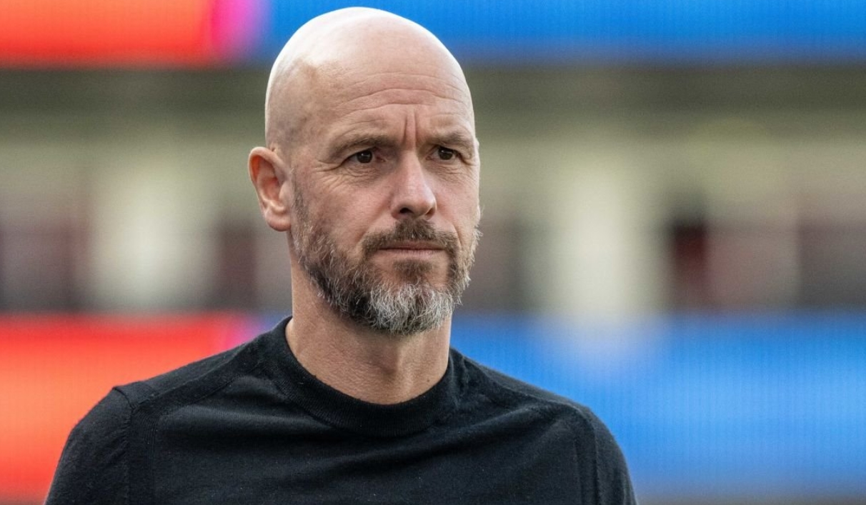 Erik ten Hag di laga kontra Crystal Palace