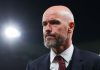 Erik ten Hag selama laga kontra Twente