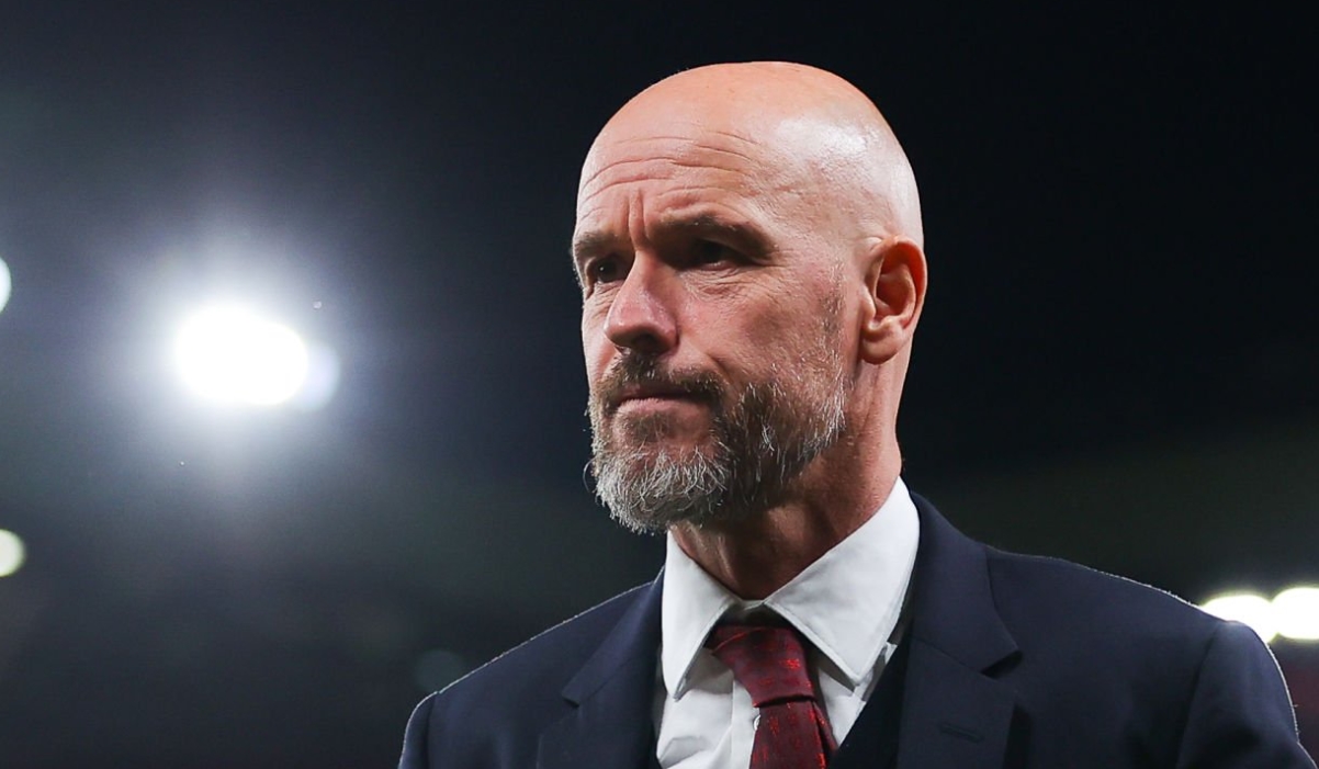 Erik ten Hag selama laga kontra Twente