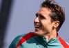 Federico Chiesa saat latihan di tim Liverpool