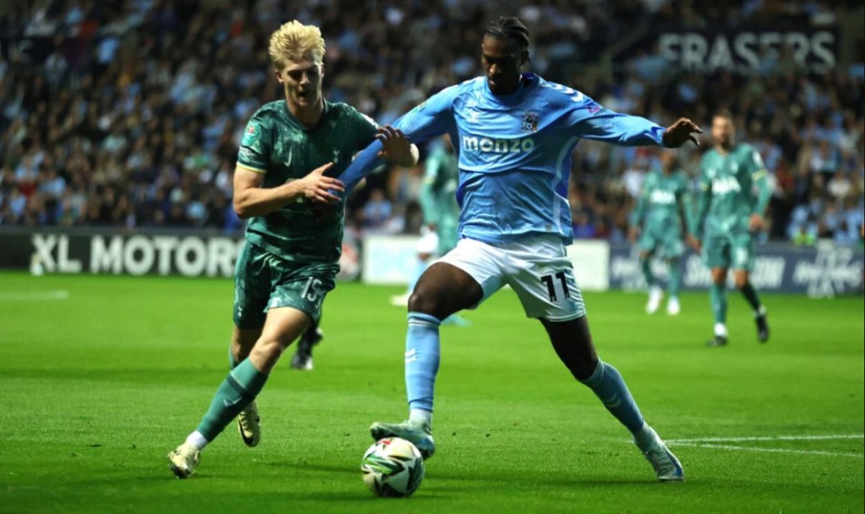 Hasil COnventry CIty vs Tottenham Hotspur di Carabao Cup