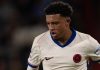 Jadon Sancho di laga kontra West Ham