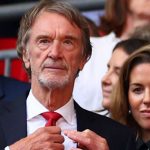 Jim Ratcliffe di sebuah laga Manchester United