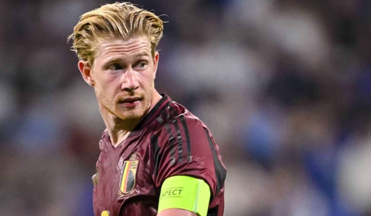 Kevin de Bruyne dalam laga Belgia vs Prancis