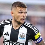 Kieran Trippier dalam pertandingan Piala Liga untuk Newcastle