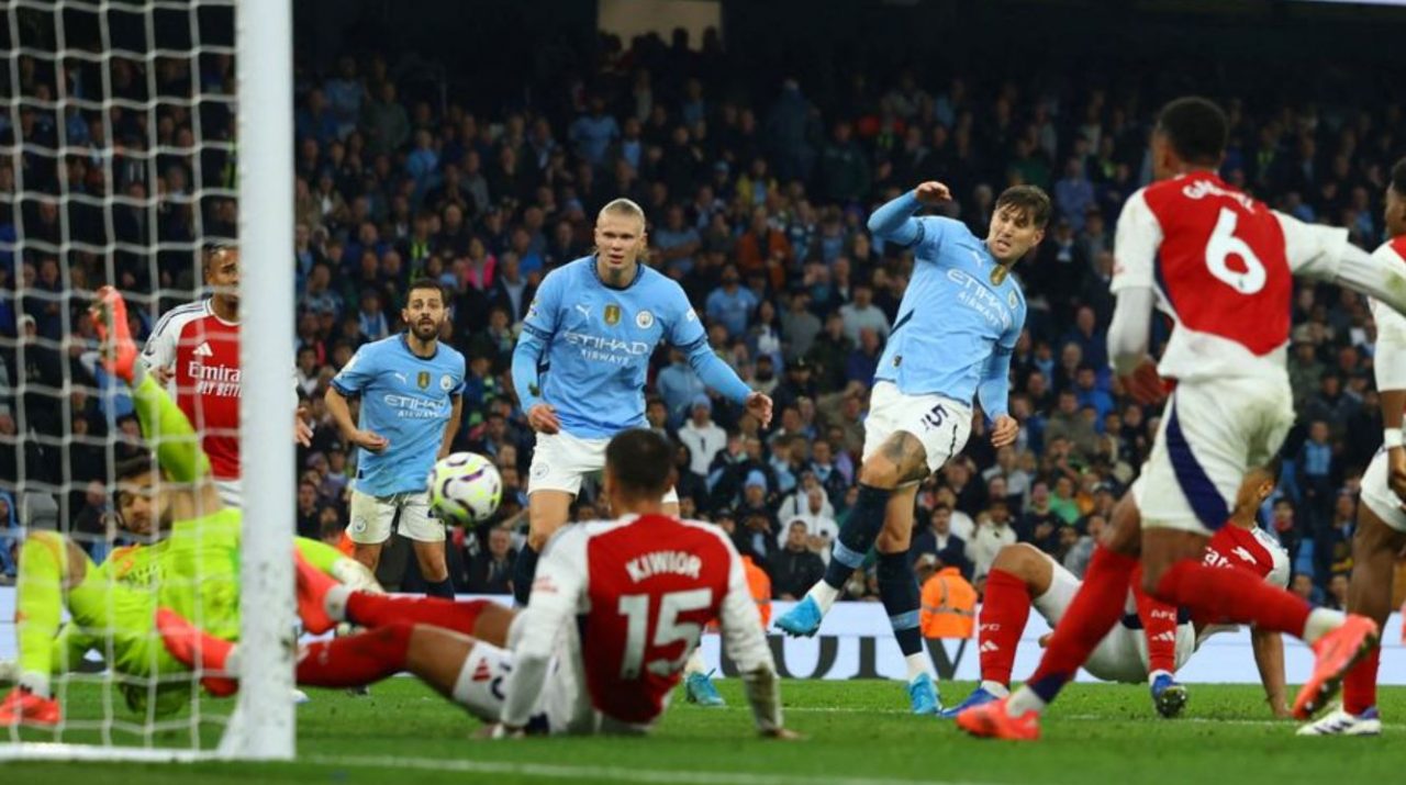 Laga Manchester City vs Arsenal berlangsung dramatis