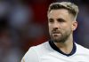 Luke Shaw saat membela timnas Inggris di Euro 2024