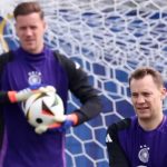 Manuel Neuer dan Ter Stegen di kamp latihan Timnas Jerman