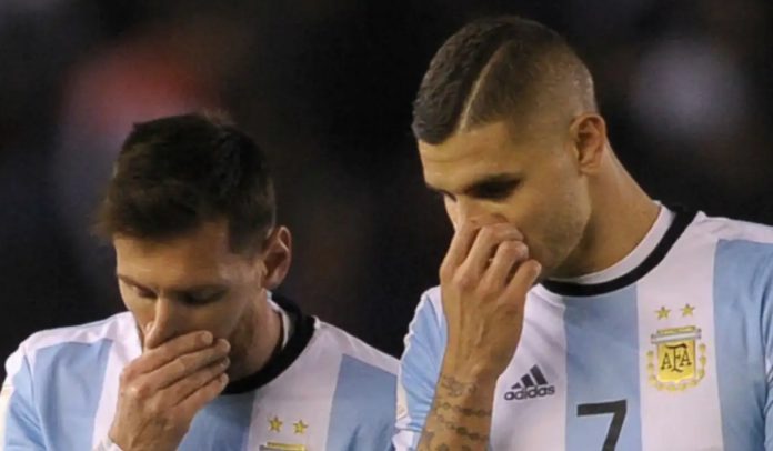 Mauro Icardi bersama Lionel Messi